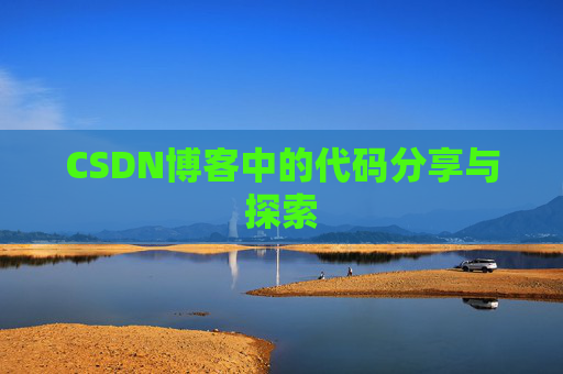 CSDN博客中的代码分享与探索